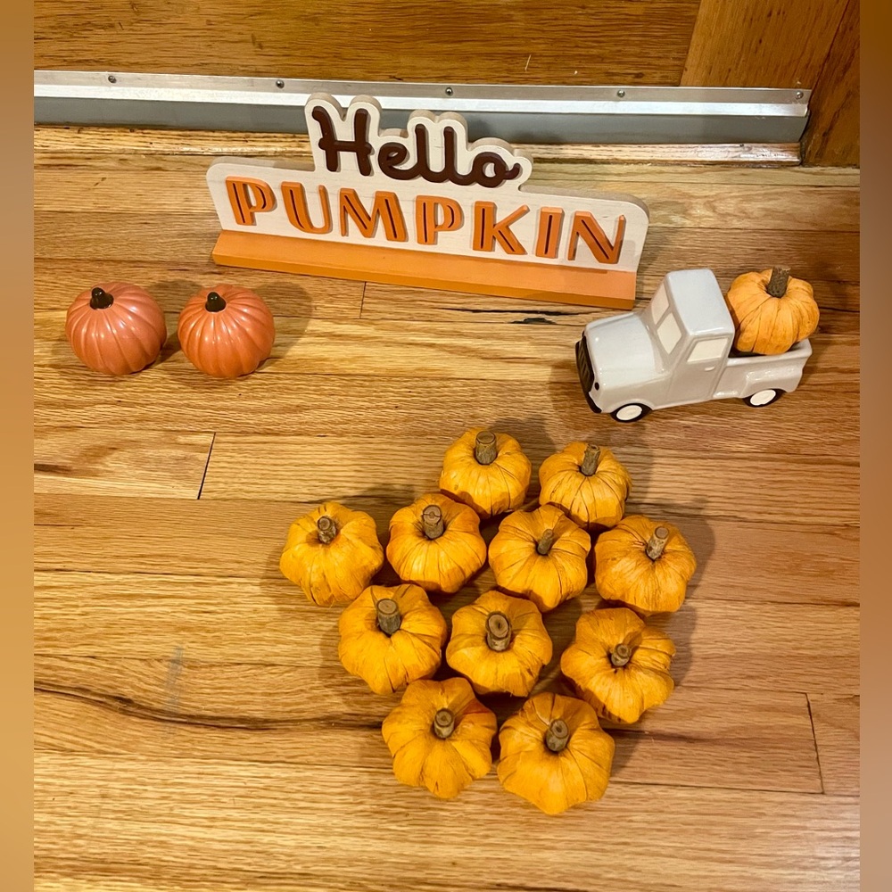 Fall pumpkin decor bundle